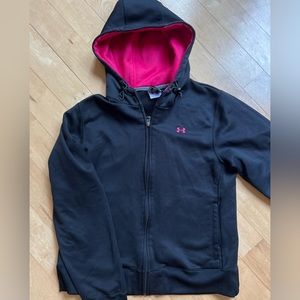 Under Armor zip up hoodie. Child’s side Large.